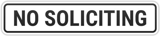 no-soliciting